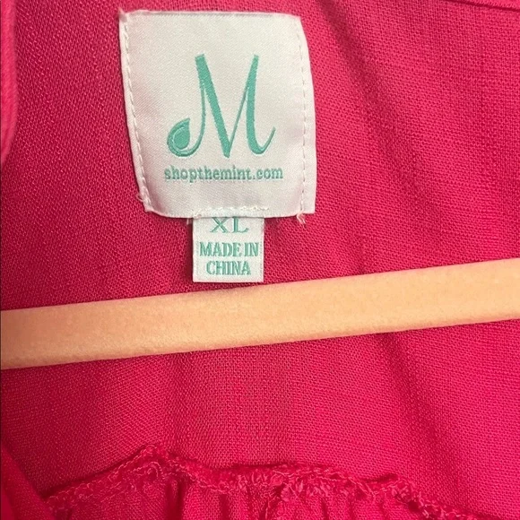 Chic Pink Midi Dress shop the mint size xl - Picture 2 of 4